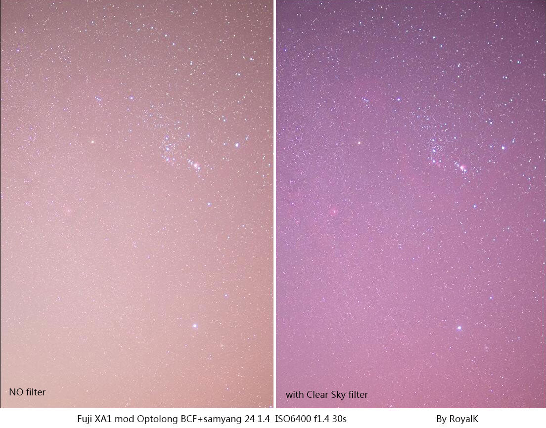 Optolong Clear Sky Filter 82mm Round Mounted CS 82 - Enhances Astrophotography & Sky Observation for DSLR & Telescope Lenses