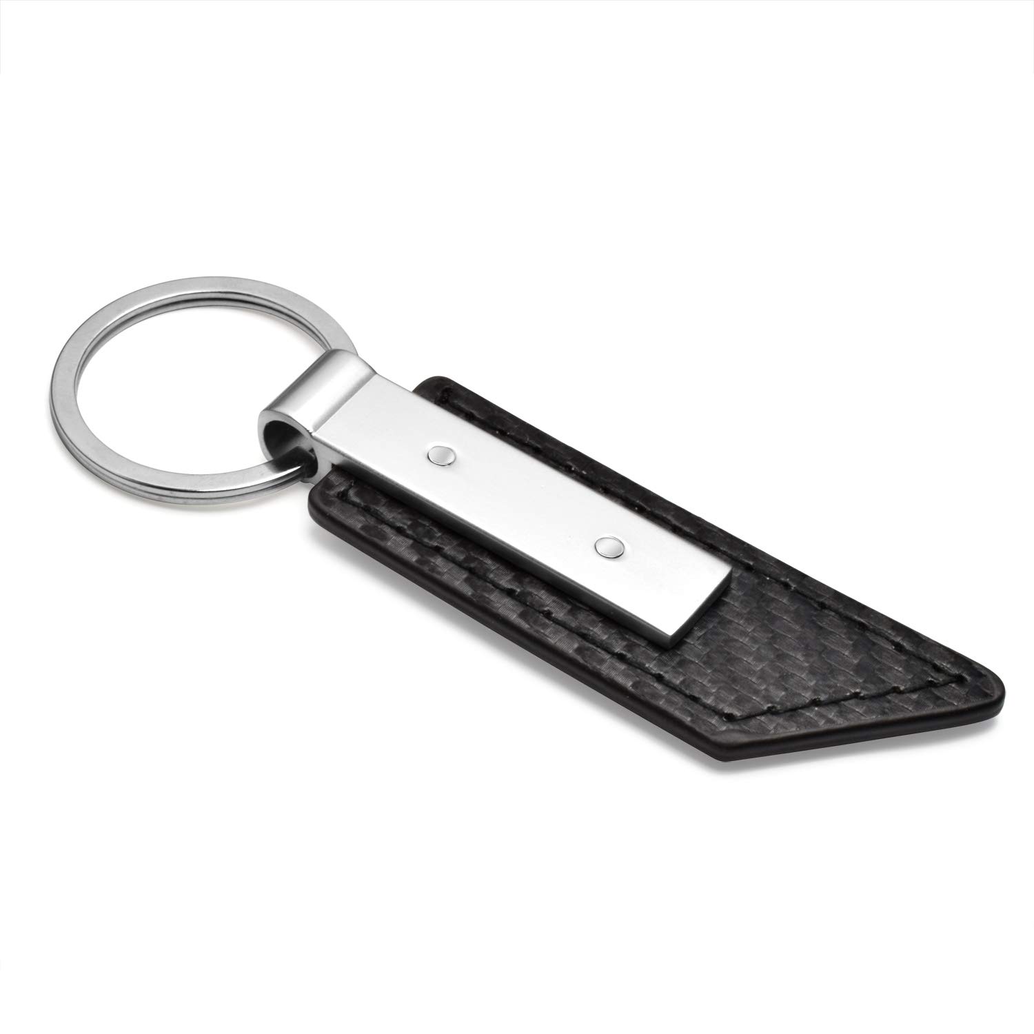 Jeep Wrangler Rubicon Key Chain - Carbon Fiber Texture Black PU Leather Strap - Durable Car Accessories for Jeep Owners - Perfect for Keys, Backpacks & Outdoor Adventures