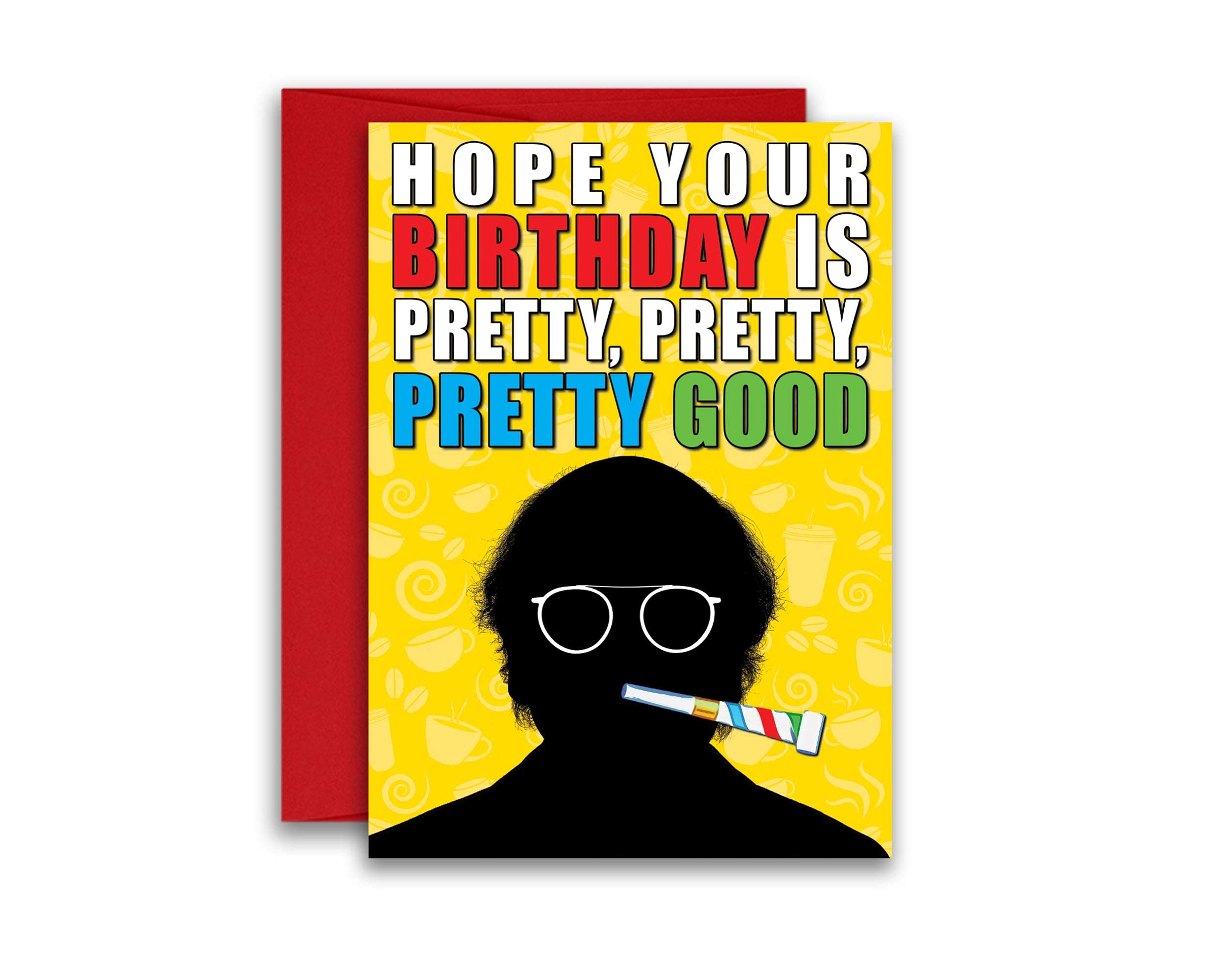 Beautiful 5x7 Inch Birthday Card with Envelope - Perfect for Anniversaries, Parties & Special Occasions