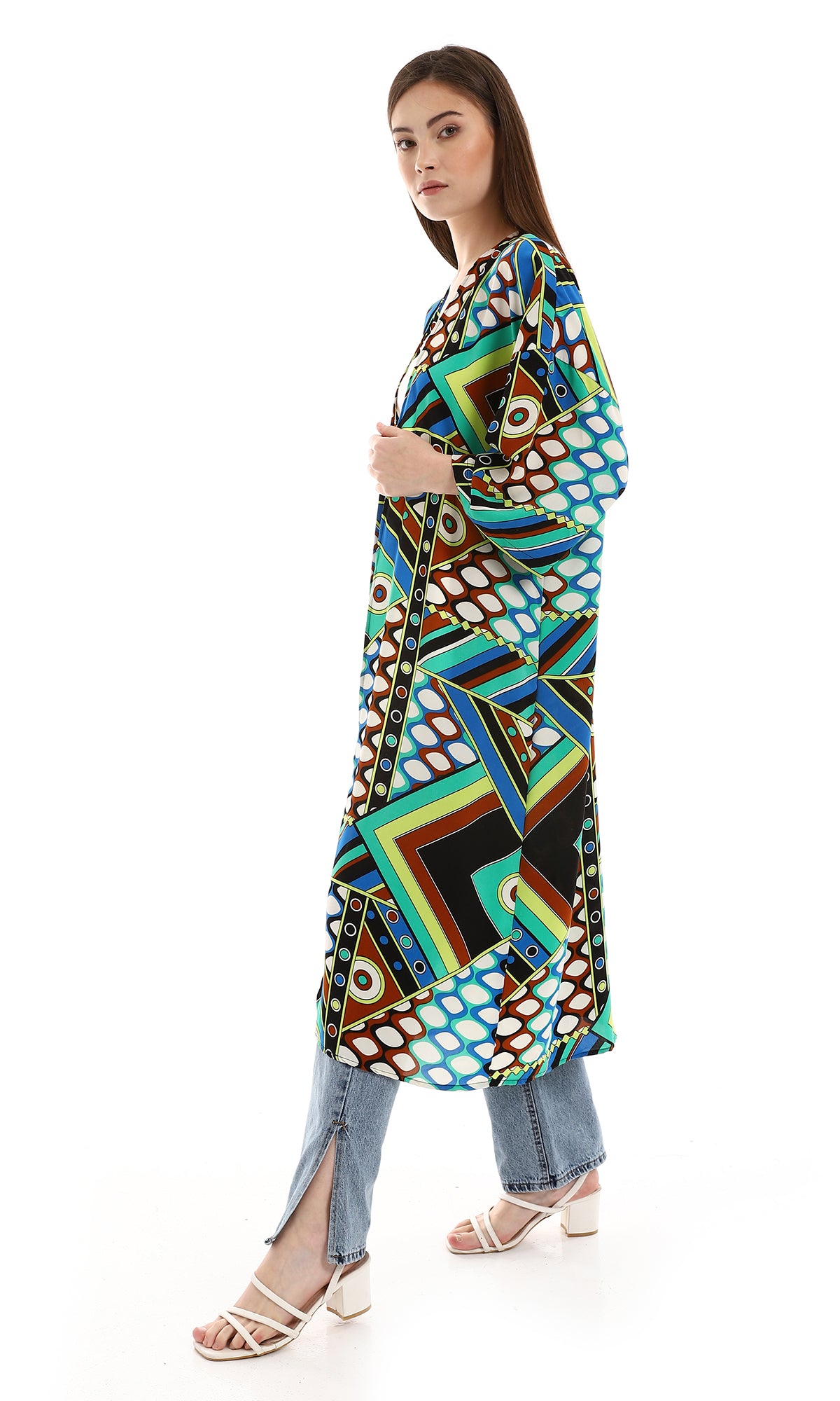Women's Slip-On Cardigan Sweater - Brown, Black, Blue, Green, White - Cozy & Stylish for Casual Outfits, Office Wear & Loungewear