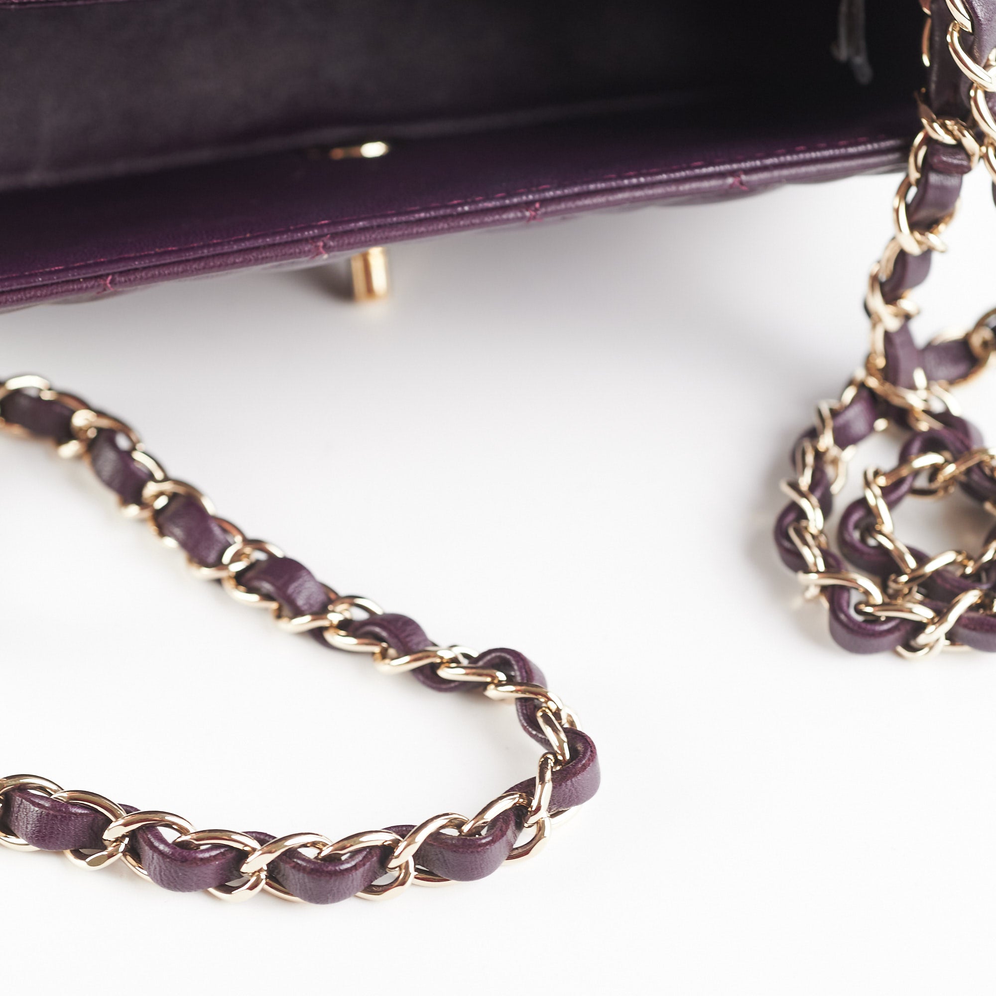 Chanel Mini Rectangular Flap Bag in Purple - Luxury Crossbody Purse for Women, Perfect for Evening Parties & Date Nights