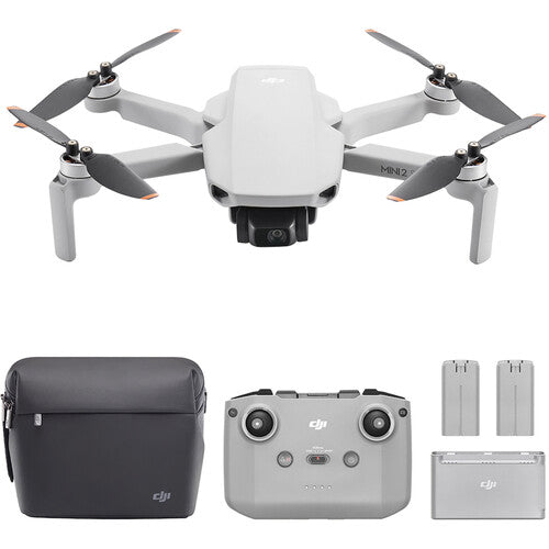 DJI Mini 2 SE Fly More Combo - Lightweight Foldable Drone with 4K Camera, 31 Min Flight Time, 10km HD Video Transmission - Perfect for Aerial Photography, Travel Vlogging & Outdoor Adventures