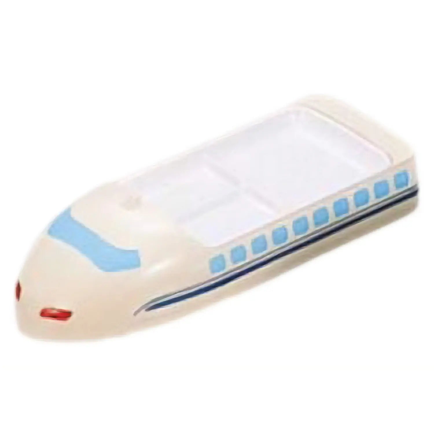 High-Quality EBM ABS Resin Kids Plate - New Shinkansen Design - Durable & Safe for Children's Meals - Perfect for Home, School, and Travel Use