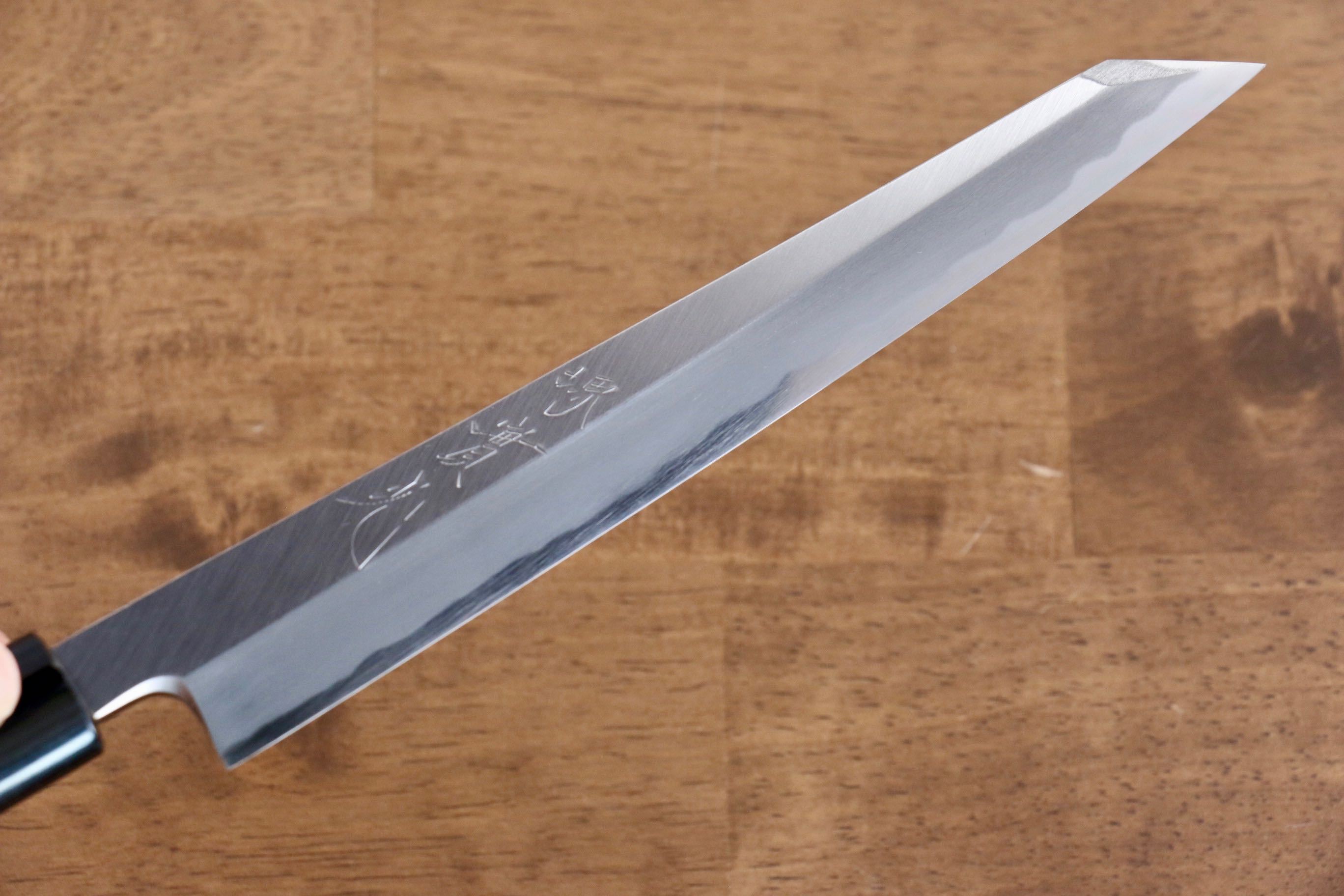 Premium Jikko White Steel No.2 Kiritsuke Yanagiba 210mm - Japanese Chef Knife with Ebony Handle for Sushi, Sashimi & Precision Cutting - Perfect for Professional Chefs & Home Cooks