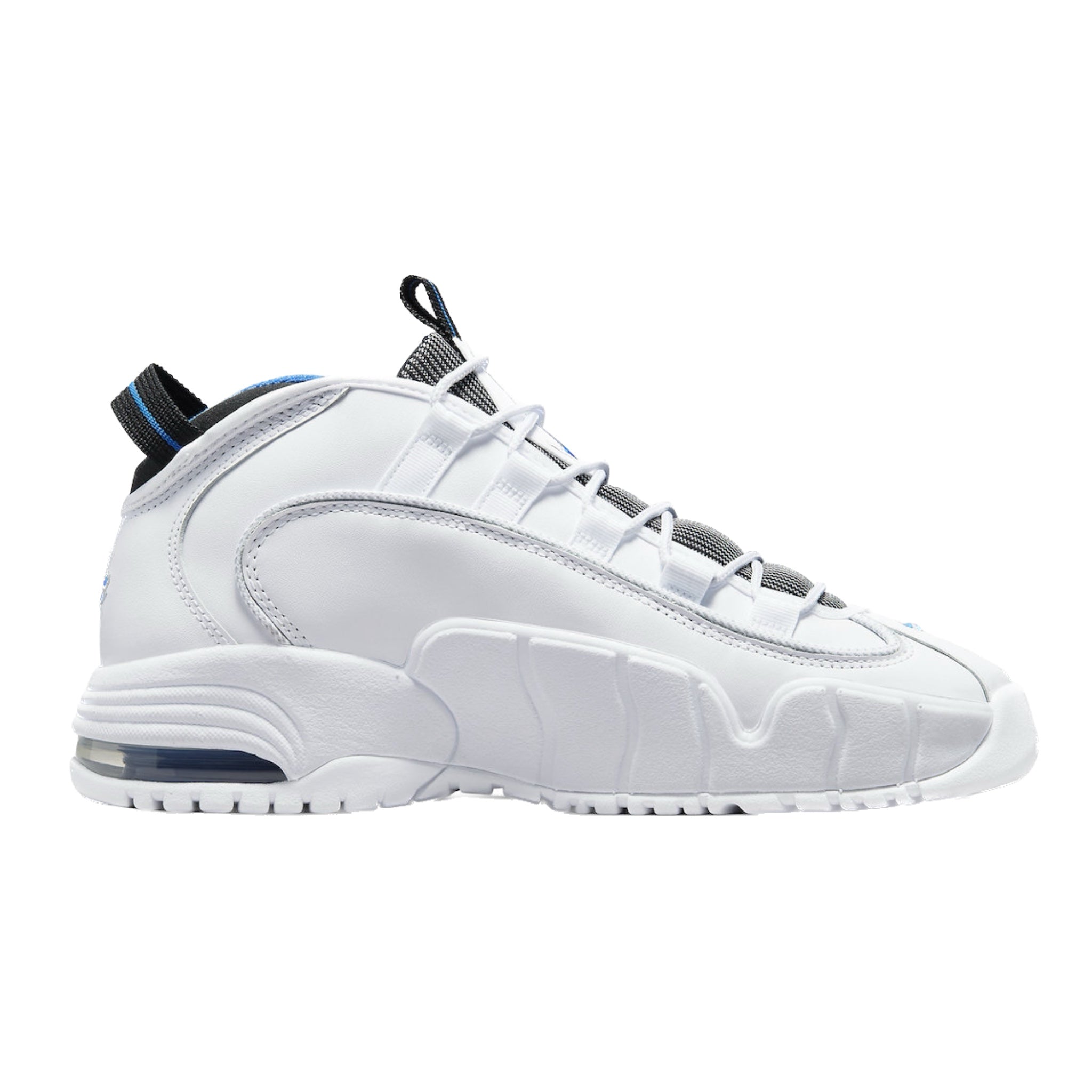 Nike Air Max Penny 1 Basketball Shoes - White, Varsity Royal & Black Colorway | Retro Sneakers for Men | Perfect for Streetwear, Casual Wear & Basketball Games