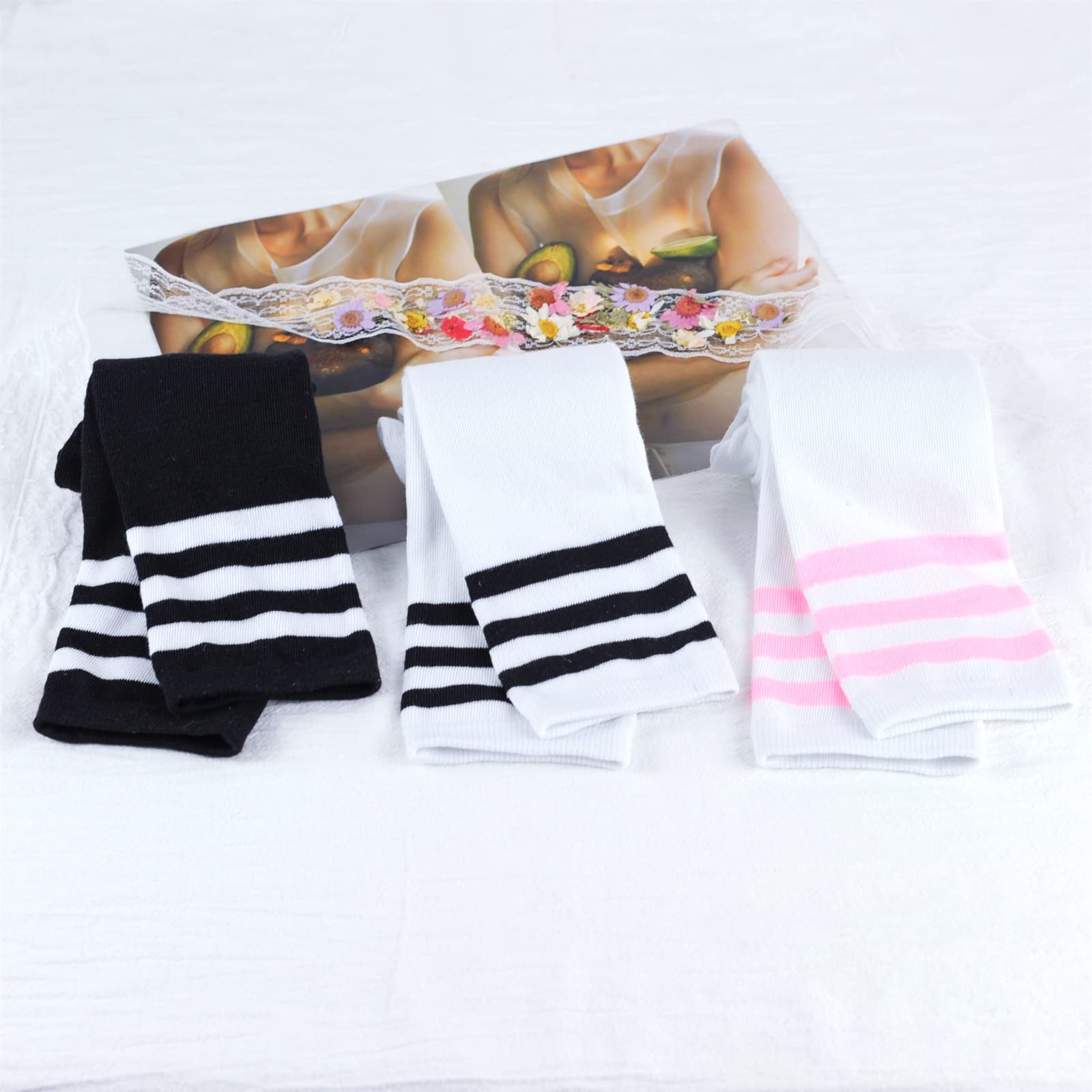 Intgoodluckycc Women's Over The Knee Socks - Thigh High Stockings for Women, Long Knit Knee High Socks for Fall & Winter - Perfect for Boots, Dresses & Cold Weather Fashion