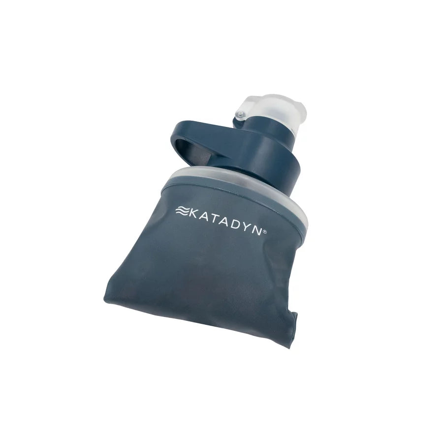 Katadyn BeFree AC 0.5L Water Filter Bottle - Portable Microfilter for Hiking, Camping & Travel - Slate Blue