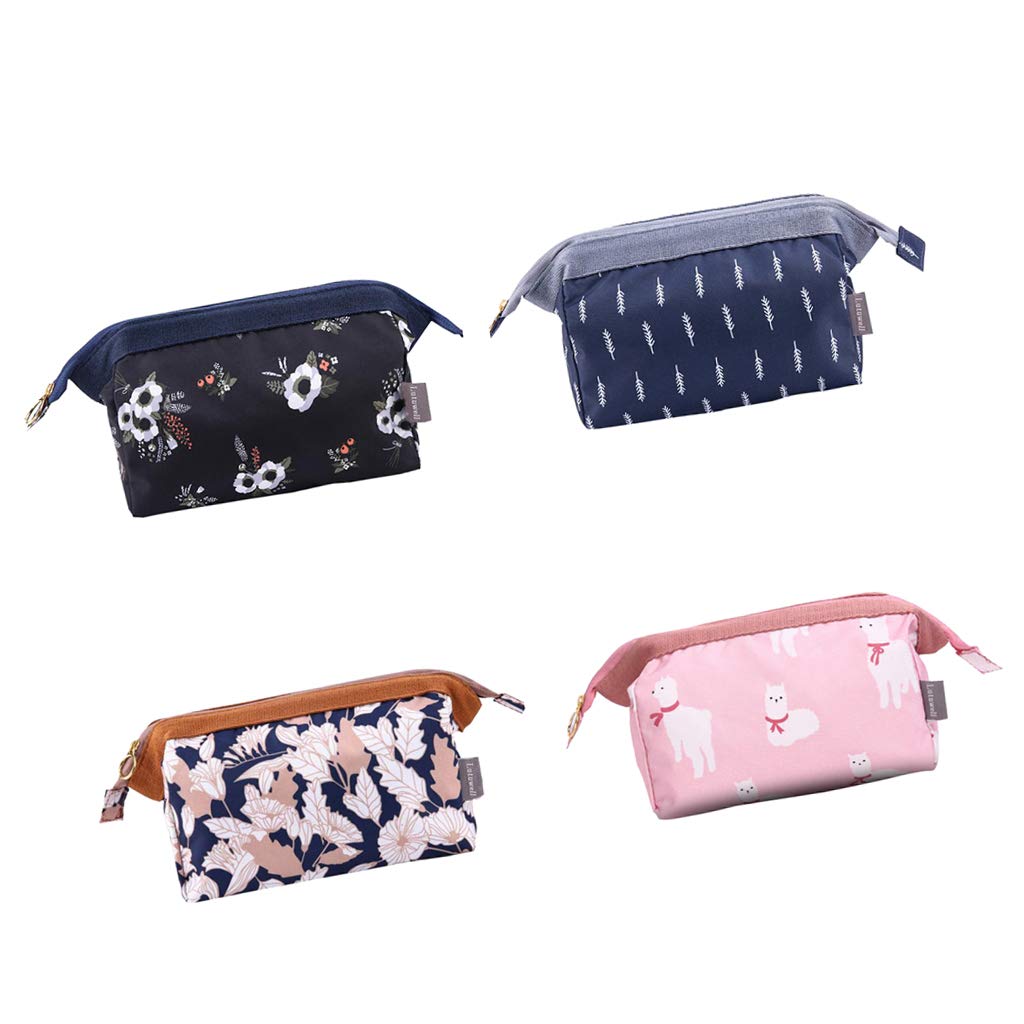 Stylish Black Travel Clutch Bag - Waterproof Cosmetic Makeup Pouch & Toiletry Organizer for Women | Perfect for Airplane Carry-On, Gym Essentials, and Daily Use