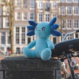 Axol & Friends Axolotl Plush Toy - Soft Blue Stuffed Animal for Kids, Perfect for Cuddling, Gifts & Nursery Decor | Great for Bedtime, Playtime & Collectors
