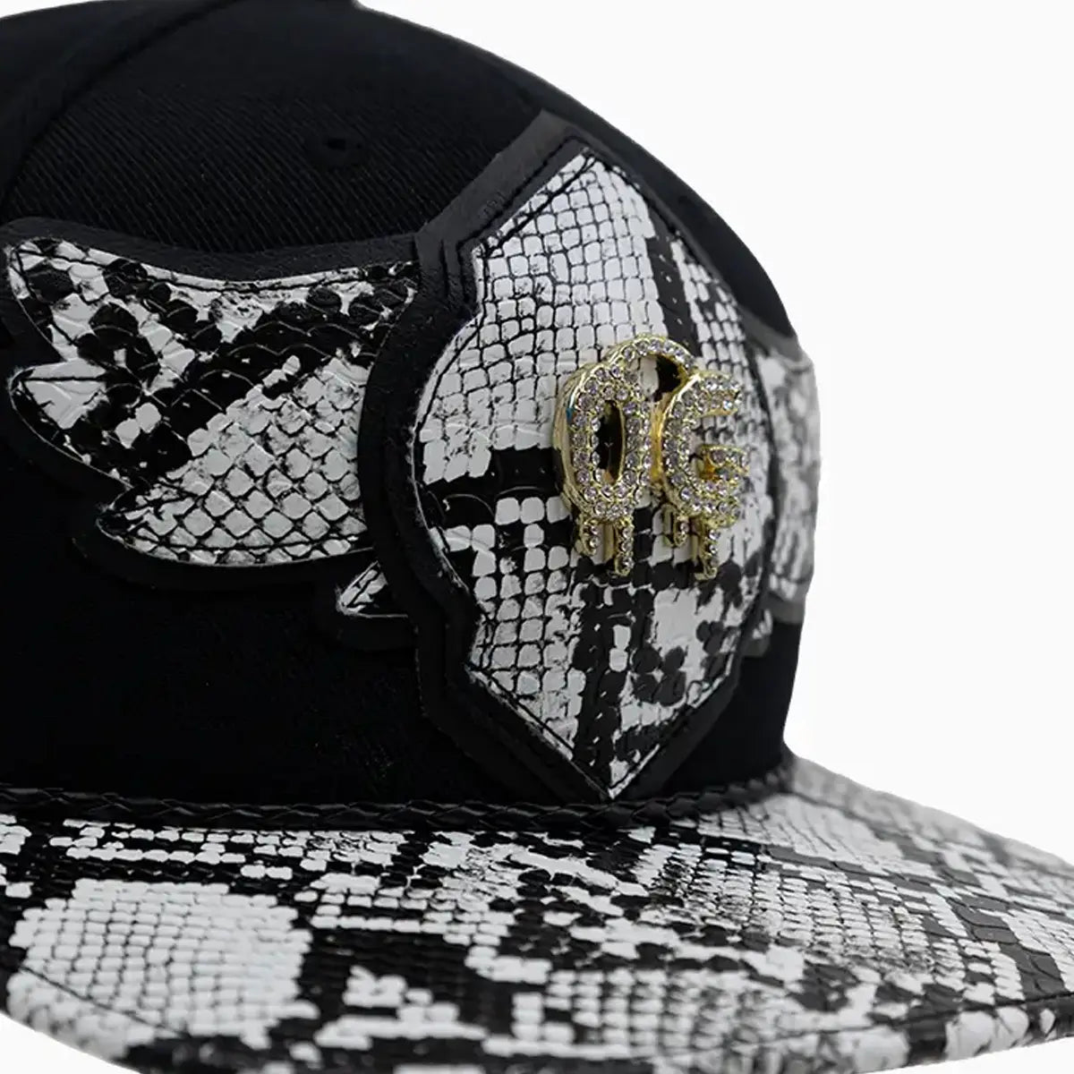 Breyer's Buck 50 OG Wool Hat with Faux Snake Skin Visor - Stylish Winter Beanie for Men & Women - Perfect for Outdoor Activities, Hiking, and Cold Weather Fashion