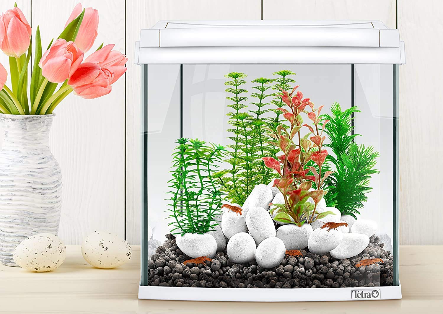 Tetra DecoArt Anacharis Artificial Aquarium Plant - Realistic Underwater Decor for Fish Tanks - Perfect for Freshwater Aquariums, Betta Fish Tanks & Aquatic Decorations