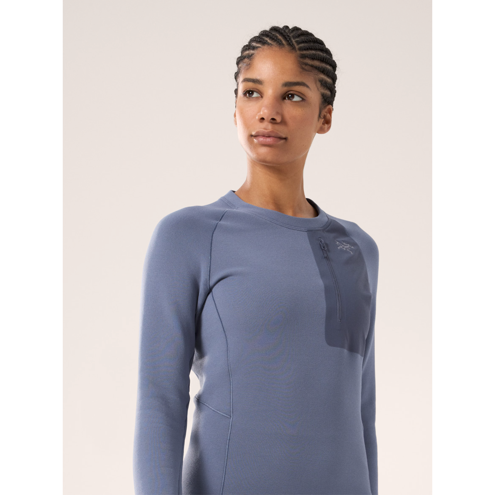 Arc'teryx Women's Kyanite Baselayer Crew Neck - Lightweight Merino Wool Thermal Top for Hiking, Skiing & Outdoor Activities