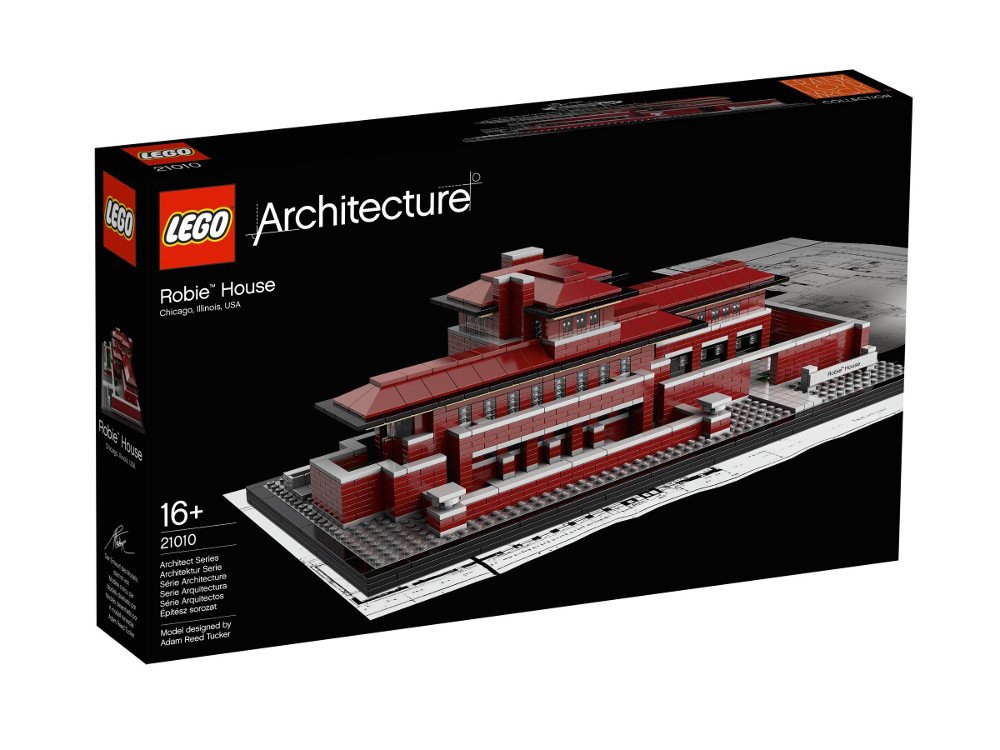 LEGO Architecture Robie House 21010 Building Blocks Set - Perfect for Collectors, Home Decor & Creative Play