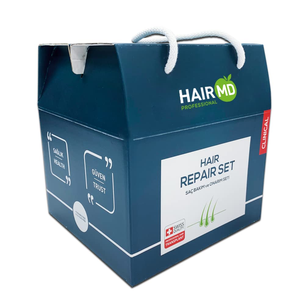 Post-Transplant Hair Growth Treatment Kit - 3 Month Supply with Repair Shampoo, Nourishing Serum & Hair Vitamins (Biotin, Keratin, Collagen) for Thicker, Healthier Hair - Ideal for Post-Surgery Recovery & Daily Hair Care Routine