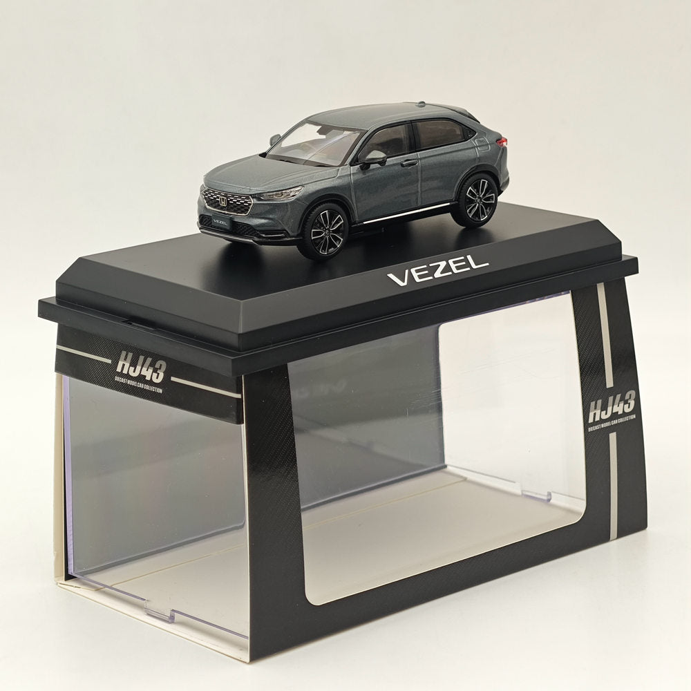 1/43 Scale Honda VEZEL Meteoroid Gray Diecast Model Car - HJ433002GM by Hobby Japan | Collectible Miniature Vehicle for Display, Gifts & Car Enthusiasts