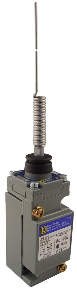 Heavy Duty NEMA Limit Switch 9007C62K - 2 Pole Standard Operation with Wobble Stick Wire Extension Head | Ideal for Industrial Machinery, Automation Systems & Safety Controls