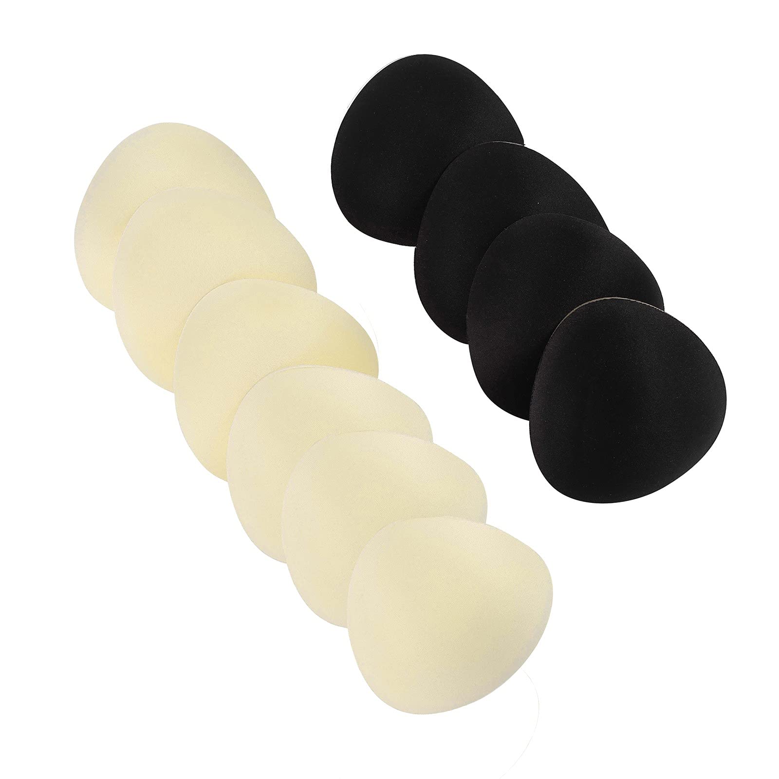 5 Pairs Removable Heart Shaped Bra Pads for Bikini & Underwear - Soft & Comfortable Inserts for Swimwear, Lingerie & Sports Bras - Enhance Shape & Coverage
