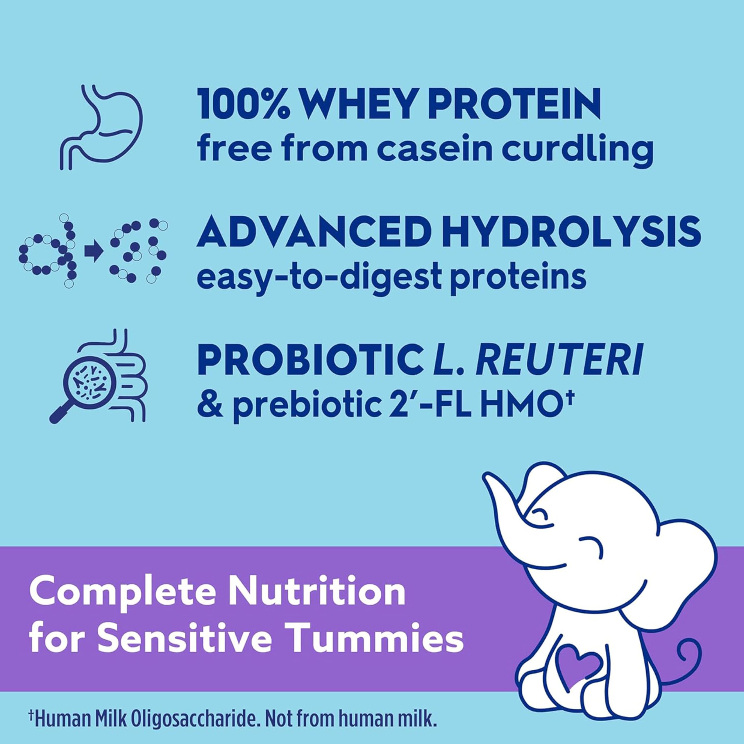 Dr. Brown's Good Start Baby Formula Powder, 30.6 Ounce & Natural Flow Anti-Colic Wide-Neck Baby Bottle Set - Designer Edition Dino Decos, 9oz/270mL, Level 1 Nipple, 2-Pack (0m+) - Gentle Nutrition for Newborns & Colic Relief for Happy Feeding Time