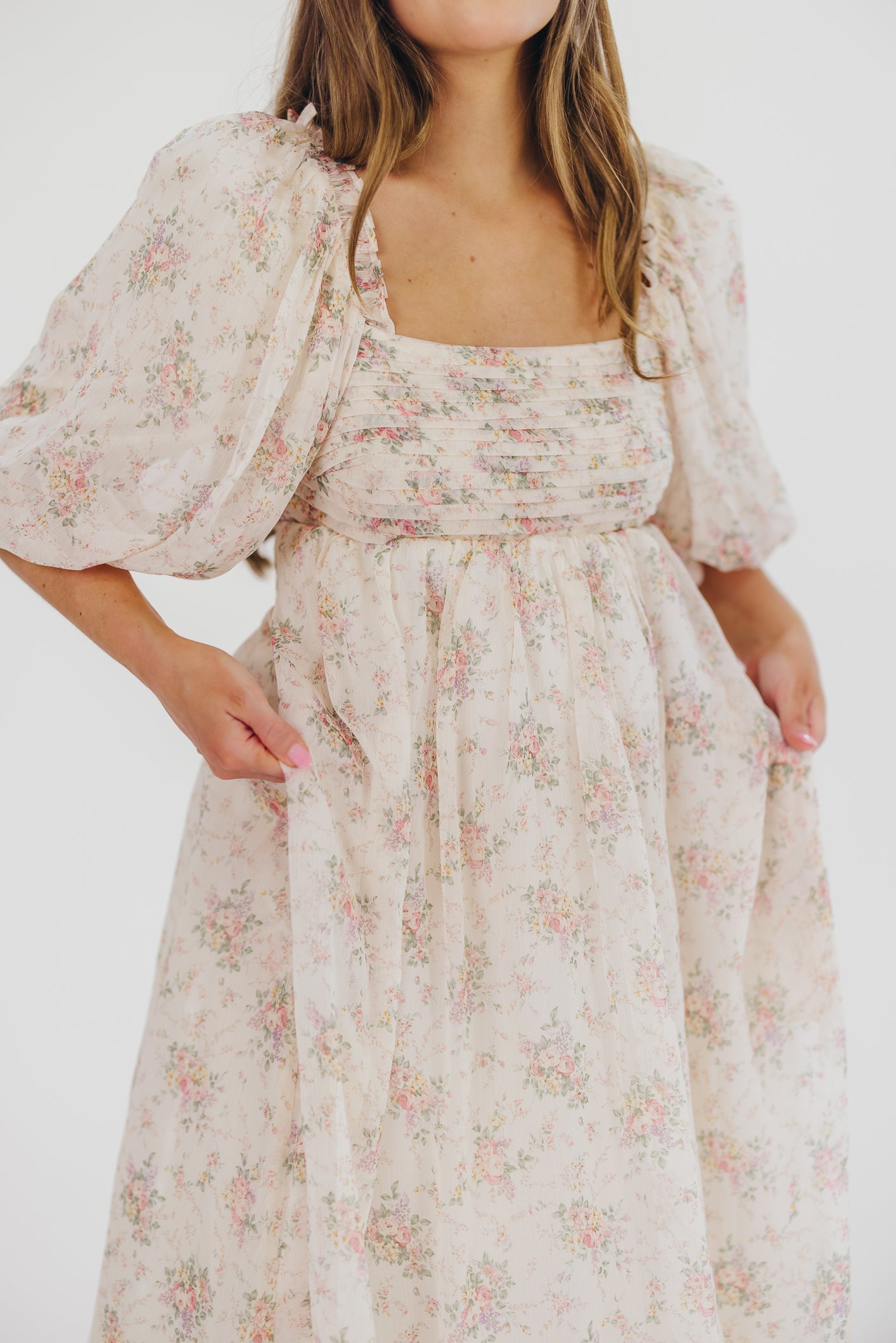 Melody Maxi Dress in Petal Pink - Bump Friendly Maternity Dress & Inclusive Sizing (S-3XL) | Perfect for Pregnancy, Weddings & Summer Vacations