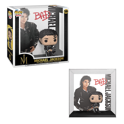 Funko Pop! Albums: Michael Jackson Bad #56 - Collectible Vinyl Figure for Music Fans & Pop Culture Enthusiasts - Perfect for Display, Gifts, and Home Decor