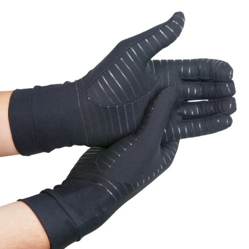 Tommie Copper Full Finger Compression Gloves for Arthritis & Pain Relief - Support for Hands, Carpal Tunnel & Joint Pain - Ideal for Typing, Sports & Cold Weather Activities