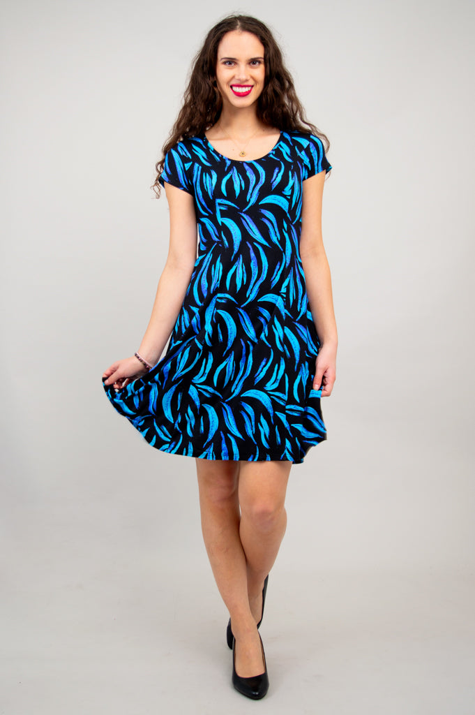 Callie Dress - Stylish Women's Bamboo Dress in Cubana Print | Perfect for Summer Outfits, Beach Vacations & Casual Wear