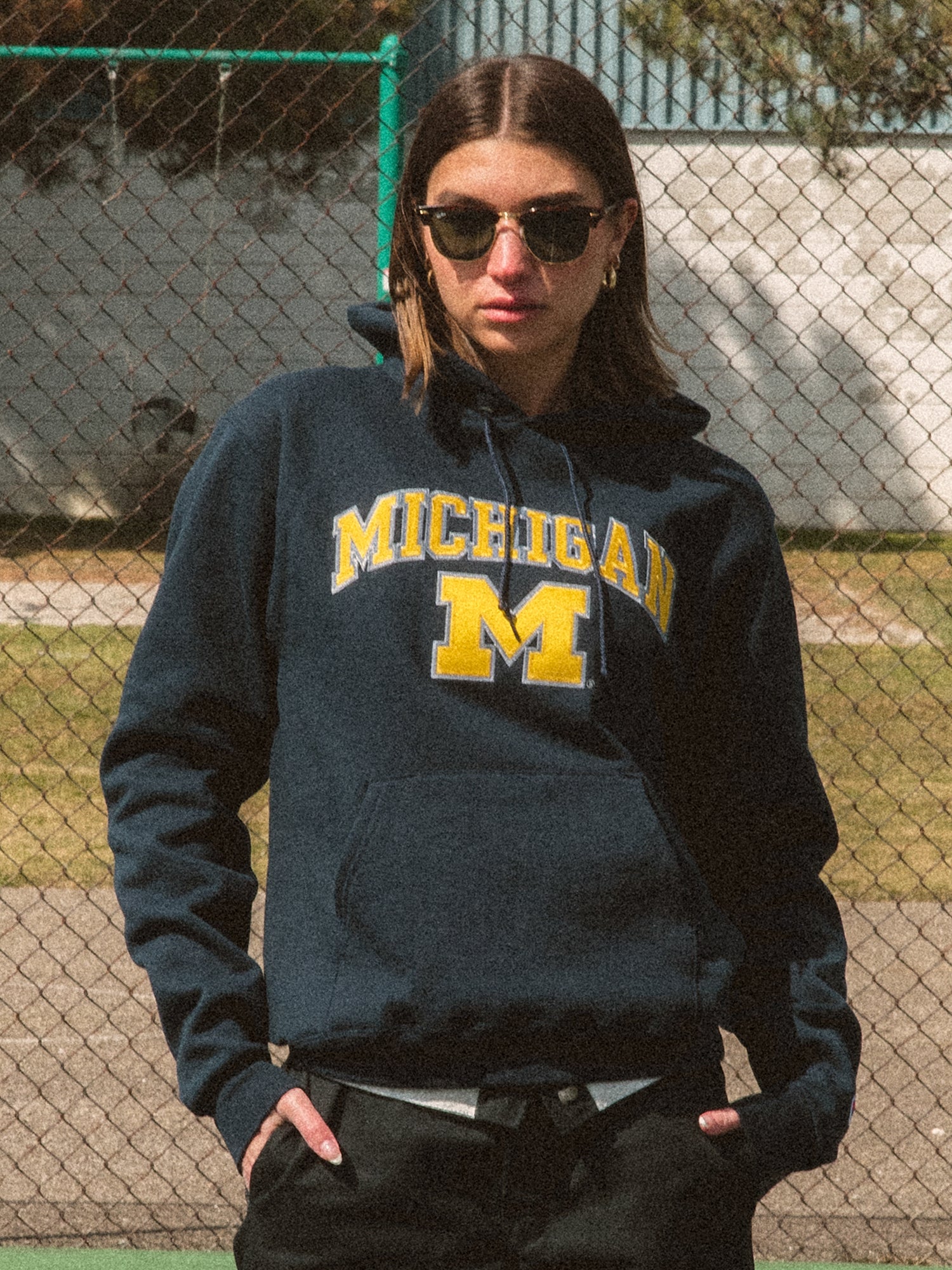 Champion Athletics Michigan Pullover Hoodie - Warm & Comfortable Sweatshirt for Men & Women - Perfect for College, Gym, and Casual Wear