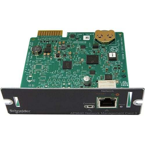 APC AP9640 UPS Network Management Card 3 - Remote Power Monitoring & Control for Server Racks & Data Centers - Ideal for IT Infrastructure & Network Equipment Protection