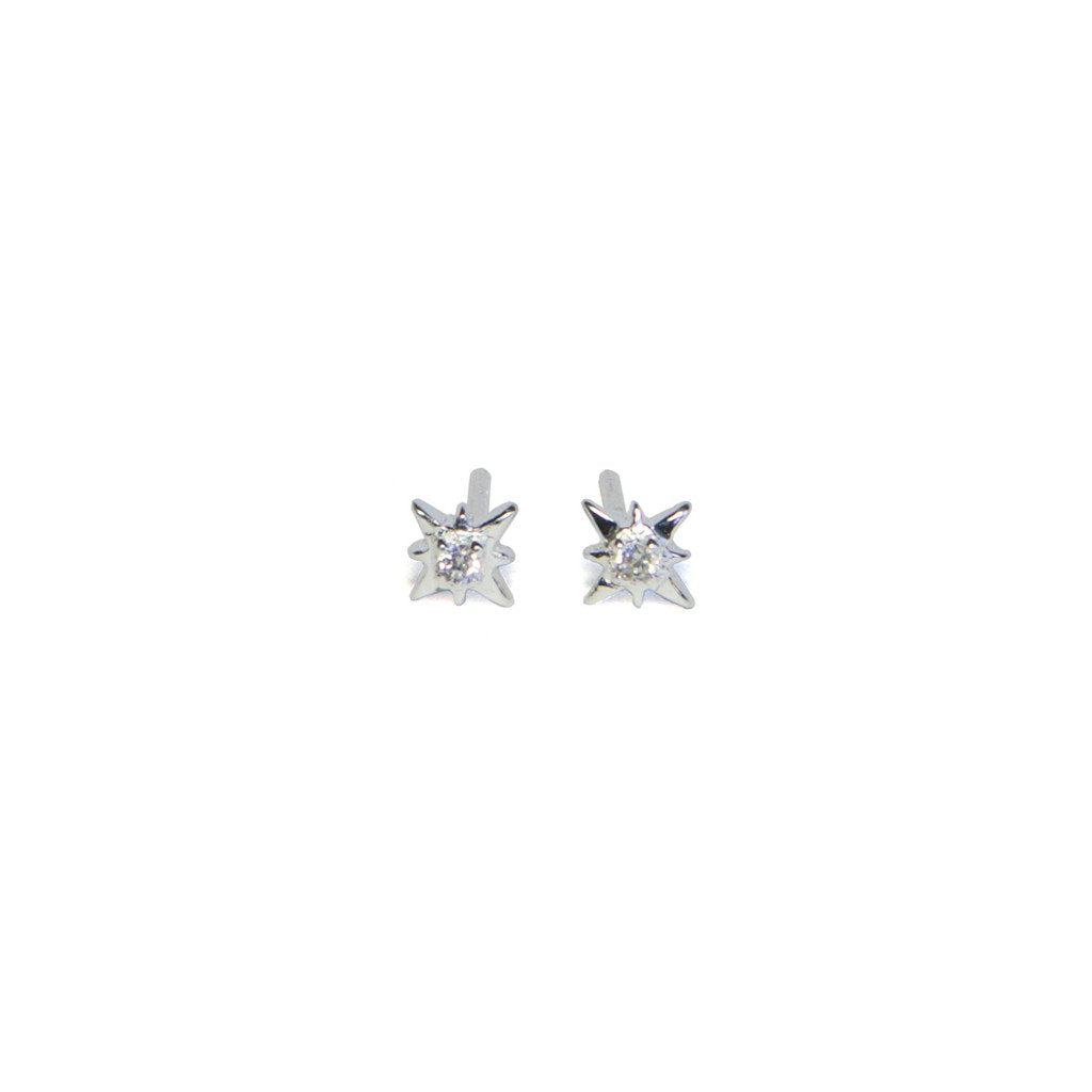 Supernova Stud Earrings for Women - Sparkling Cubic Zirconia Earrings - Hypoallergenic Stainless Steel Jewelry - Perfect for Parties, Weddings & Everyday Wear