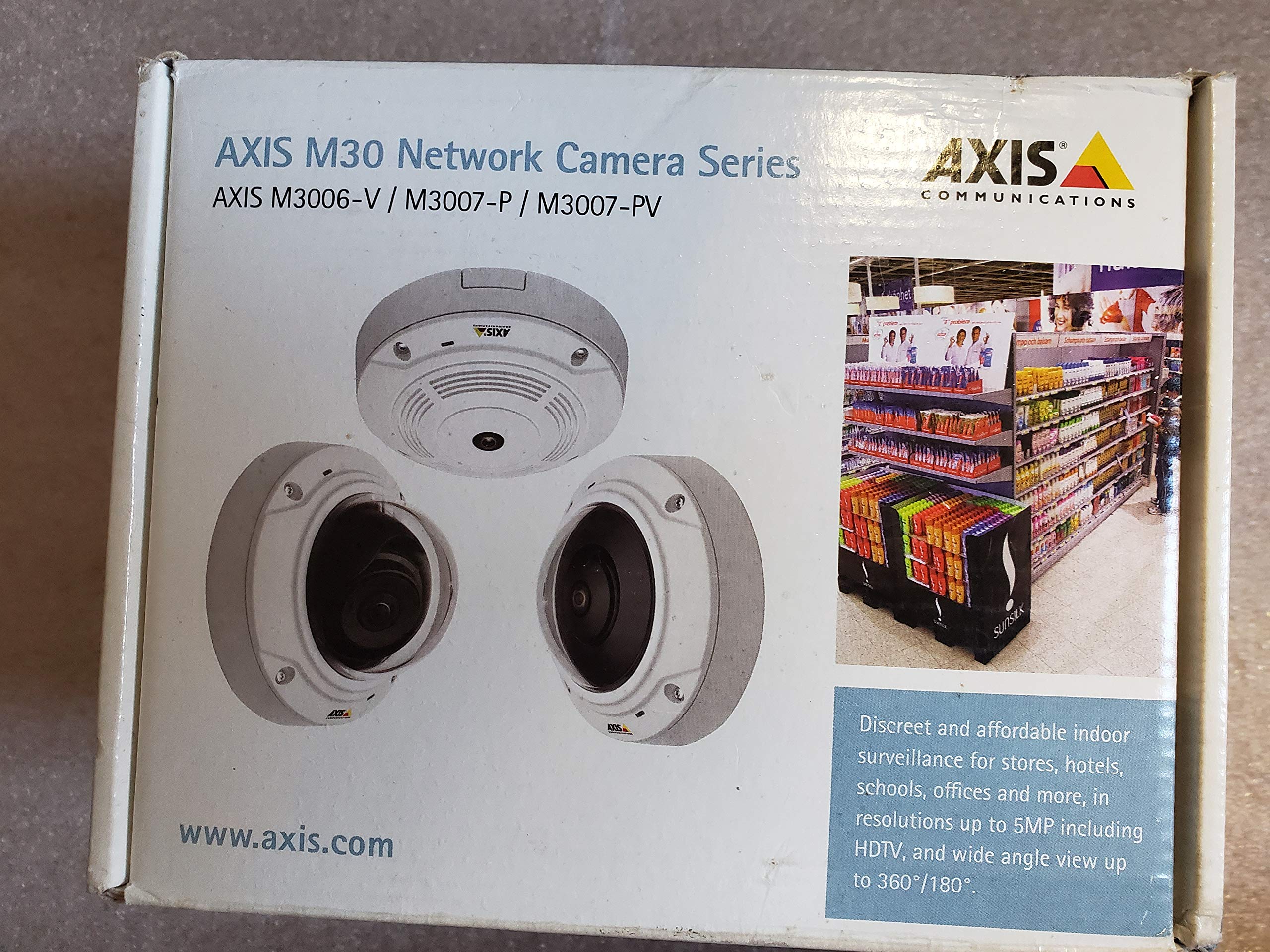 AXIS M3007-P 4K Network Security Camera with Night Vision - Indoor/Outdoor IP Surveillance Camera (0543-001) by Axis - Perfect for Home, Office & Business Security Monitoring