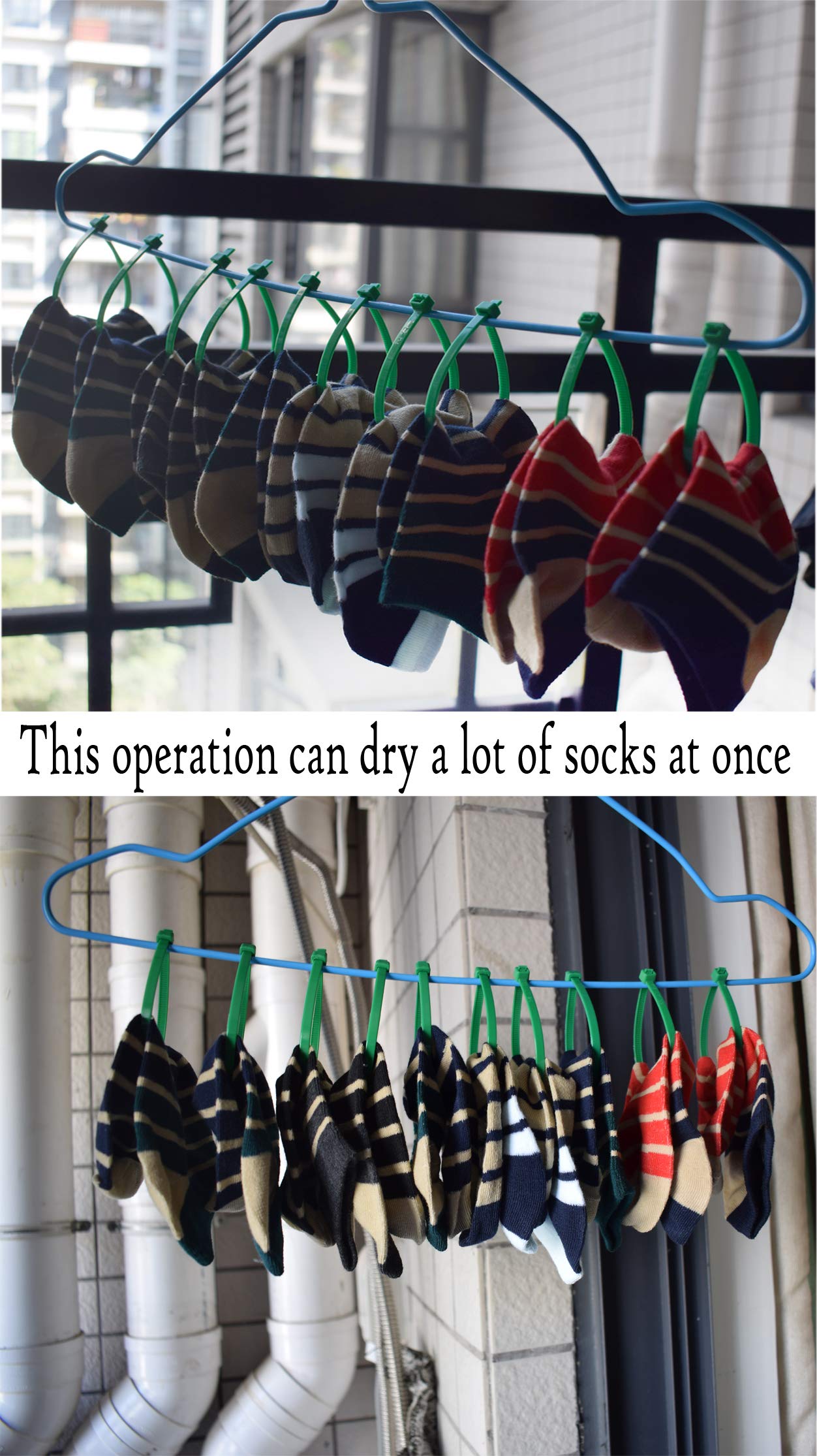 100 Pcs Heavy Duty 12-Inch Nylon Cable Zip Ties - Self-Locking Wire Ties for Organizing Cables, Wires & Bundles | Ideal for Home, Office, Garden, Electronics & DIY Projects (Green)
