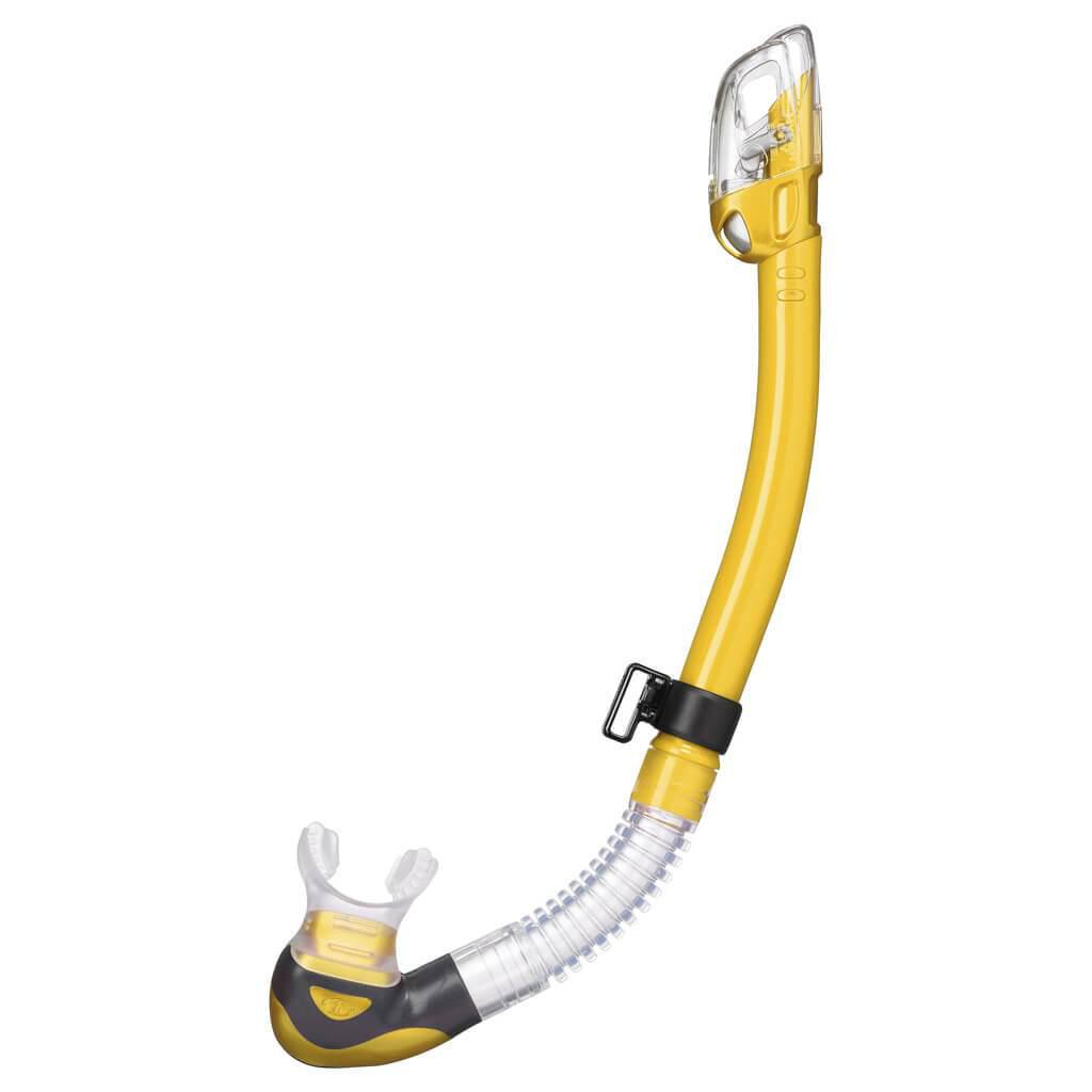TUSA Hyperdry Elite II Snorkel - Dry Top Snorkeling Gear for Adults & Kids - Perfect for Ocean Swimming, Scuba Diving & Beach Vacations