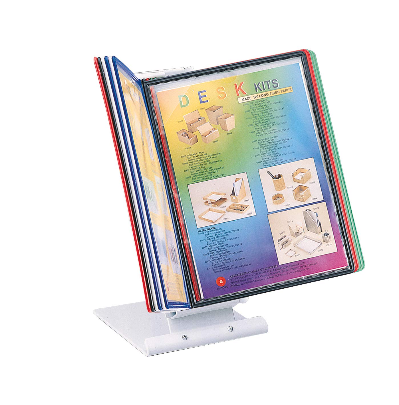 Leviatan Table Display System - Adjustable Stand for Presentation Boards & 10 Panels | Multi-Colored Trade Show & Classroom Display Solution | Perfect for Exhibitions, School Projects & Retail Visual Merchandising