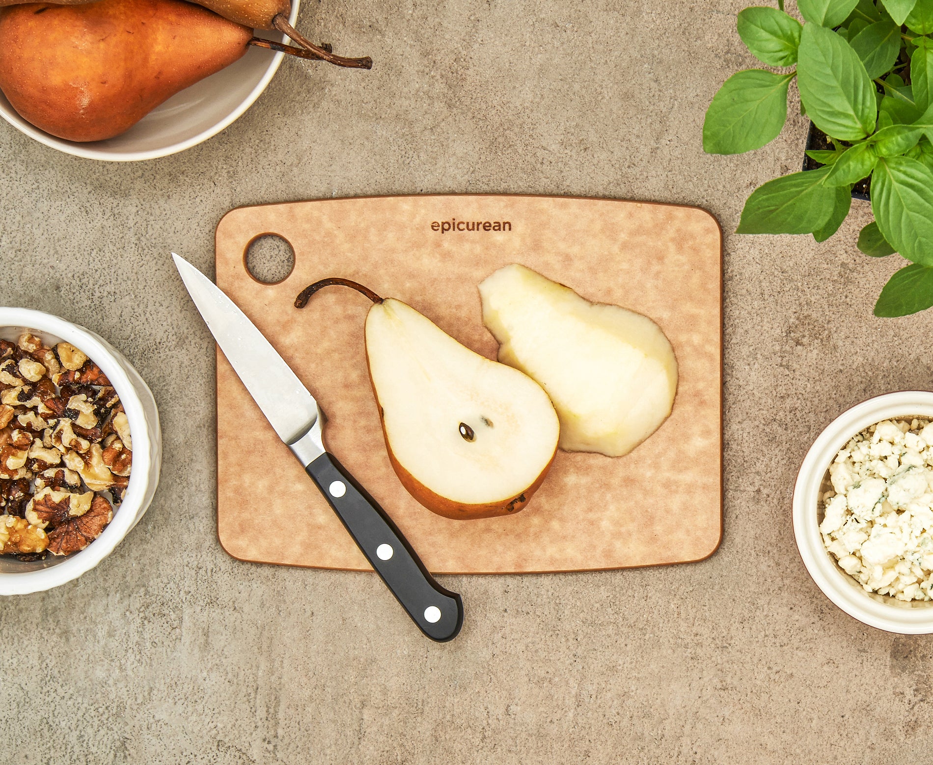 Premium Non-Slip Cutting Boards for Kitchen - 3-Piece Bamboo Wood Chopping Board Set with Juice Groove - Perfect for Meat, Vegetables, Fruits & Meal Prep