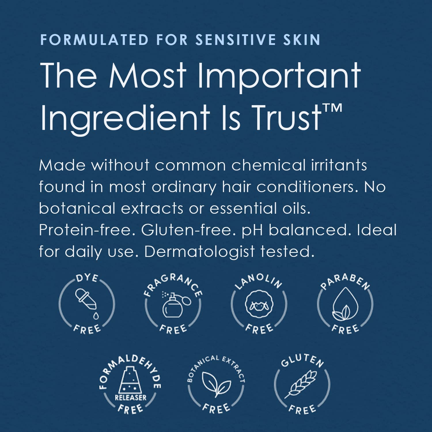 Free & Clear Sensitive Skin Hair Conditioner - 12 oz (Pack of 11) - Fragrance Free, Hypoallergenic for Dry, Itchy Scalp - Perfect for Daily Use & Sensitive Skin Care Routine