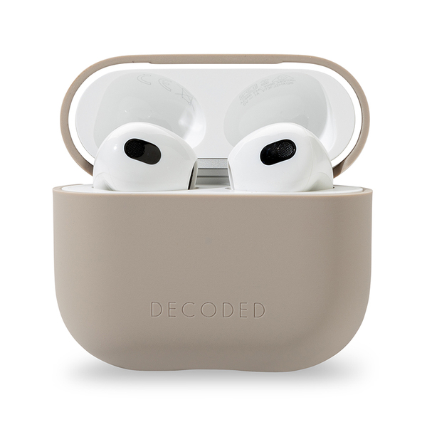 Liquid Silicone Case for AirPods 3rd Generation - Sand Color | Durable & Protective Cover for Everyday Use, Travel & Outdoor Activities