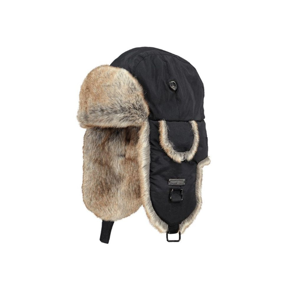 Barts Kamikaze Kids Hat for Boys & Girls - Black Winter Beanie, 53cm - Warm & Stylish for Outdoor Activities, School, and Sports