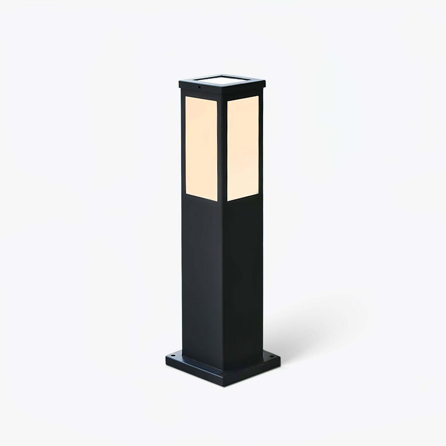 Kuzco Solar Bollard Light - Waterproof Outdoor LED Landscape Lighting for Garden, Pathway, Driveway, and Patio - Energy Efficient & Weather Resistant