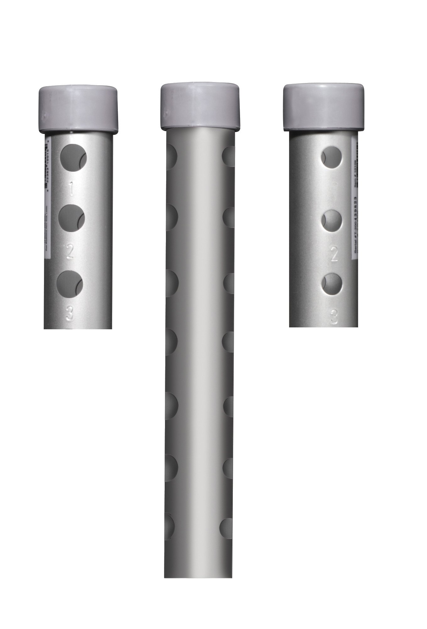 Drive Medical 10109 Replacement Rear Glide Walker Wheels for Mobility Walkers - Gray - Ideal for Seniors & Post-Surgery Recovery (Set of 2)