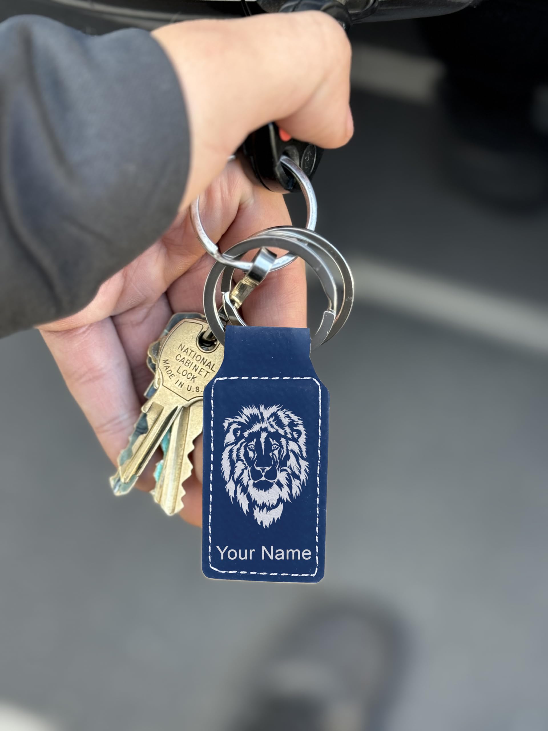LaserGram Custom Engraved Rectangle Keychain - Tuna Fish Design - Personalized Gift for Fishing Lovers - Perfect for Keys, Backpacks, and Gifts