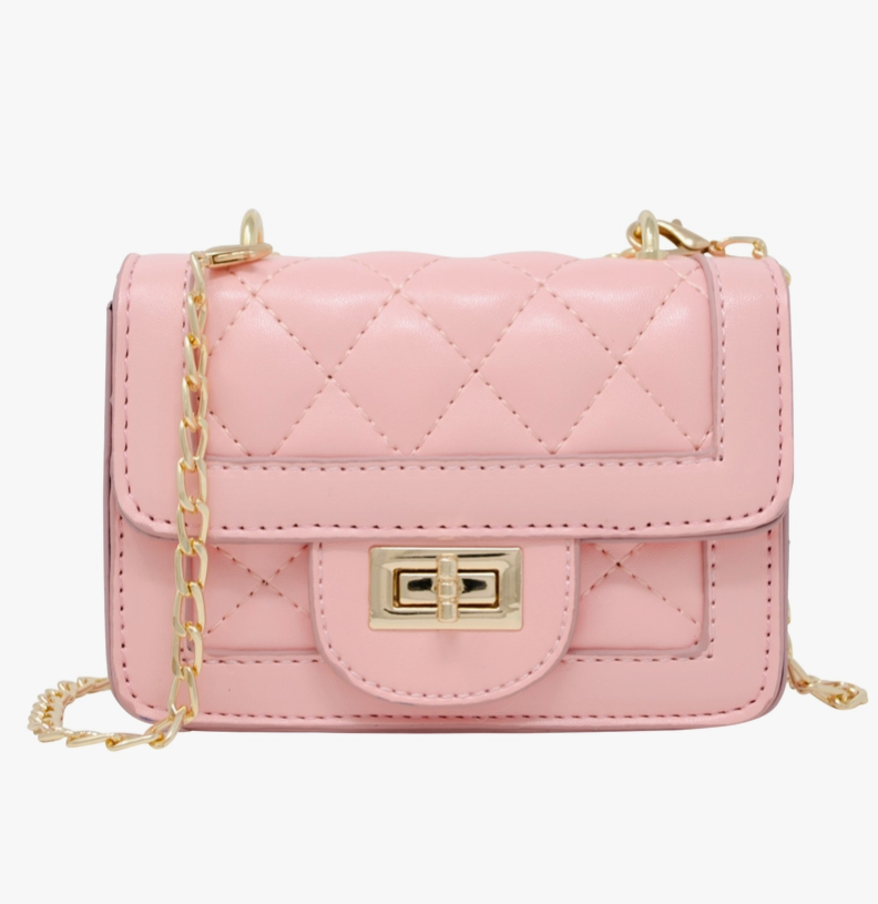 Pink Quilted Shoulder Bag for Women - Stylish & Comfortable Crossbody Purse - Perfect for Travel, Shopping & Everyday Use