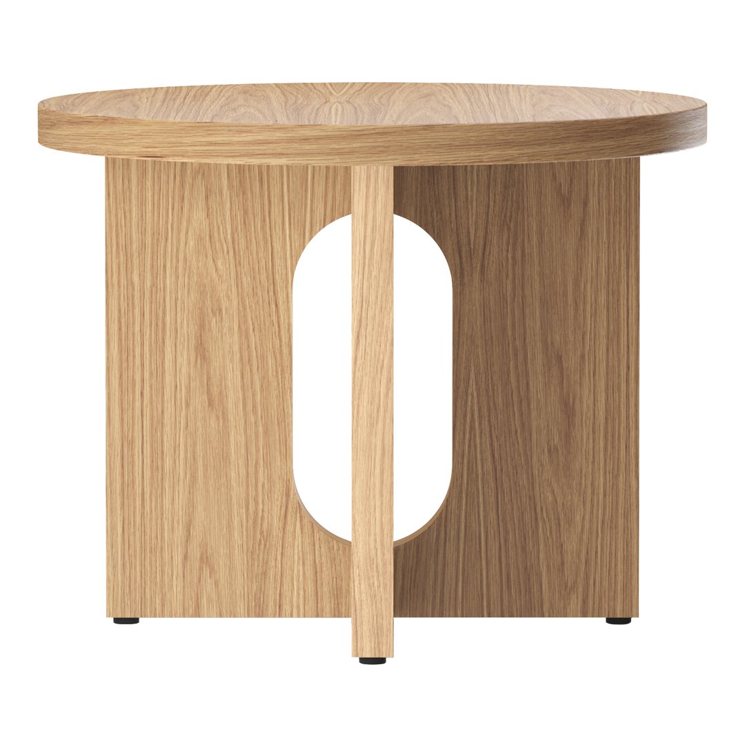 Modern Androgyne Side Table - Minimalist Nightstand, End Table for Living Room, Bedroom, or Office - Stylish Small Accent Table with Sturdy Metal Frame
