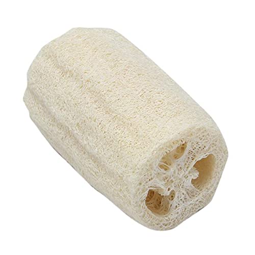 Organic Loofah Bath Sponge - Exfoliating Shower Scrubber for Soft Skin | Eco-Friendly Body Wash & Back Scrub for Spa, Home & Travel Use
