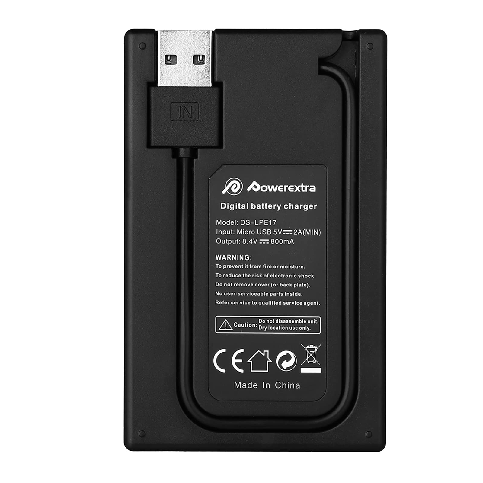 Canon LP-E17 Replacement Battery with USB Charger - Compatible with Canon EOS 80D, 70D, 60D, 7D Mark II, 6D, 5D Mark IV - Perfect for Travel Photography & Extended Shooting Sessions
