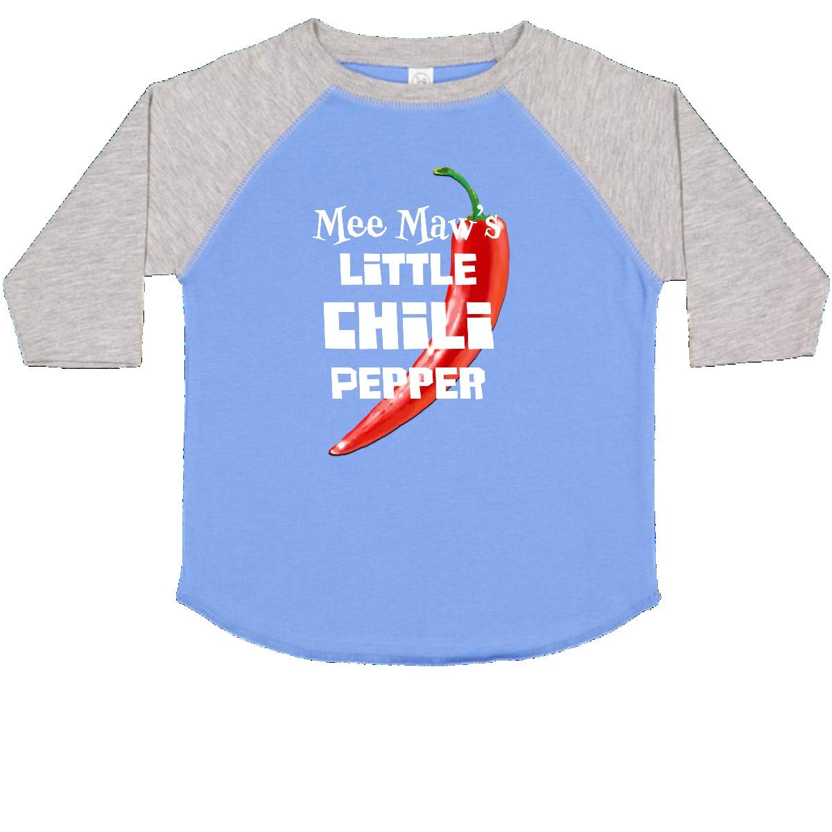 Inktastic Mee Maw's Little Chili Pepper Toddler T-Shirt - Cute Baby Boy Girl Cotton Tee for Casual Wear, Family Outings & Photo Shoots