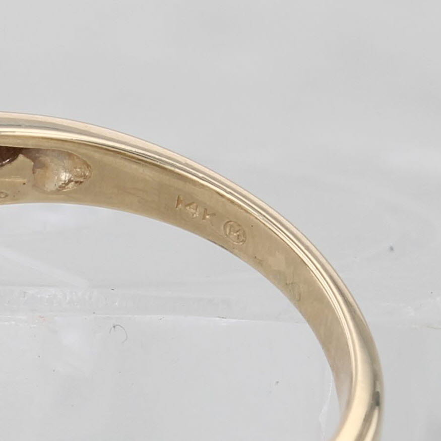 0.40ctw Diamond Stackable Rooftop Ring in 14k Gold - Size 7 | Anniversary, Bridal, Wedding Gift for Her | Perfect for Proposals, Engagements & Special Occasions