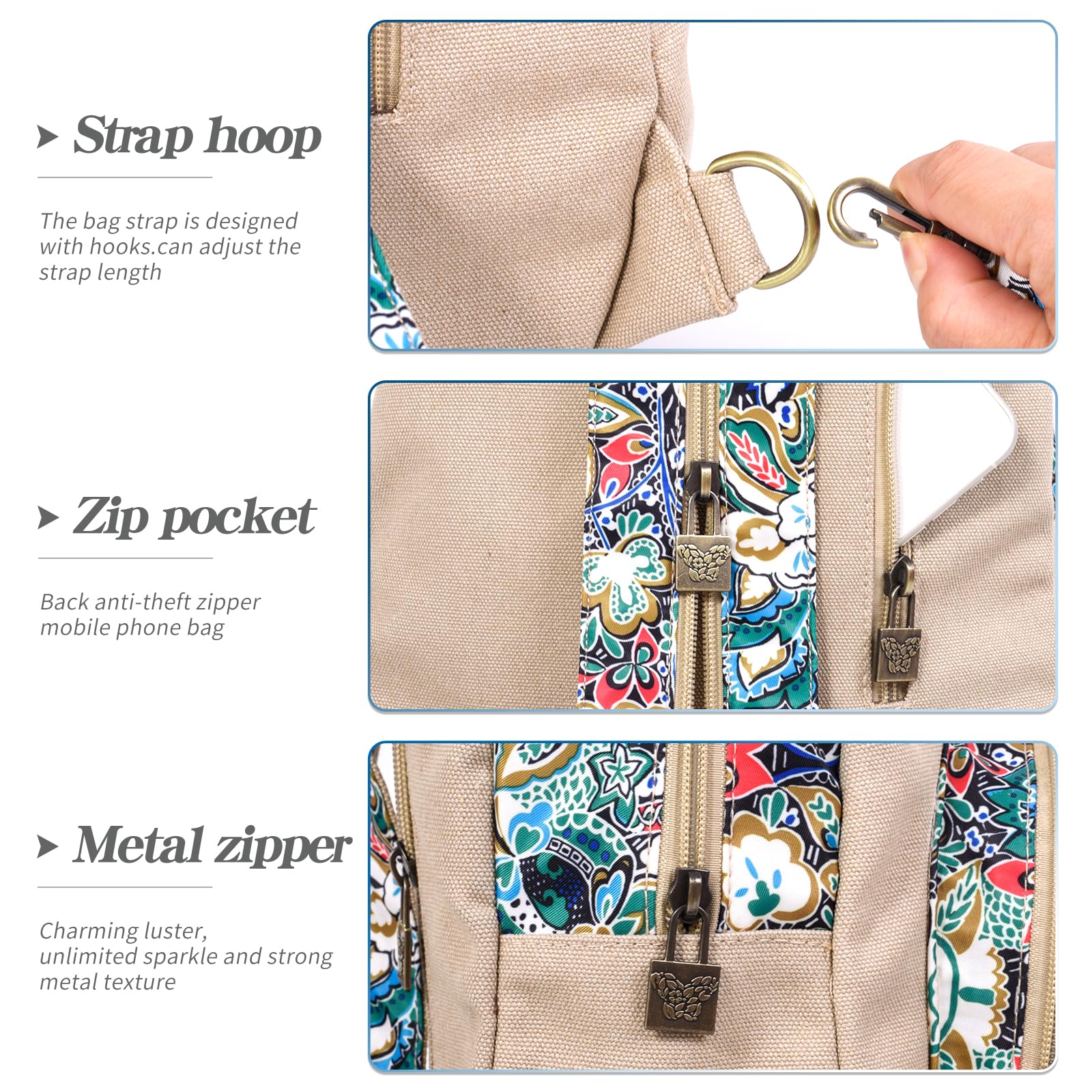 Black Butterfly Premium Women's Backpack - Crossbody Sling Bag for Travel, Hiking & Daily Use - Lightweight Chest Daypack (Blue) | Perfect for Outdoor Adventures, Commuting & College Campus