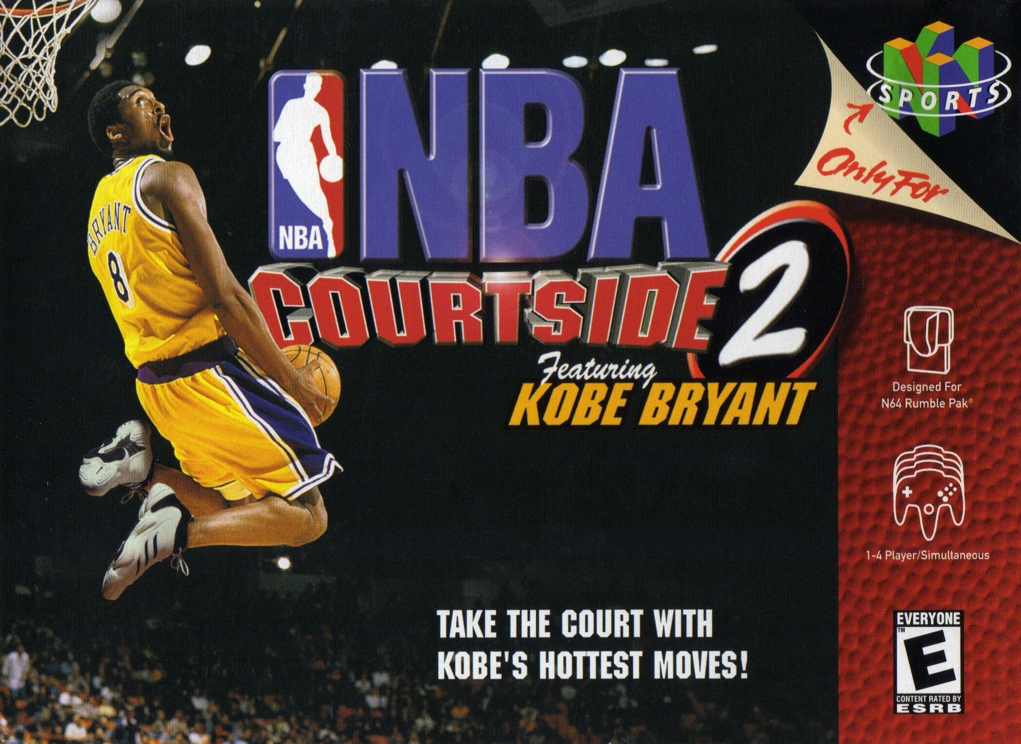 NBA Courtside 2 Featuring Kobe Bryant - Classic Basketball Video Game for PlayStation - Perfect for NBA Fans & Retro Gaming Enthusiasts