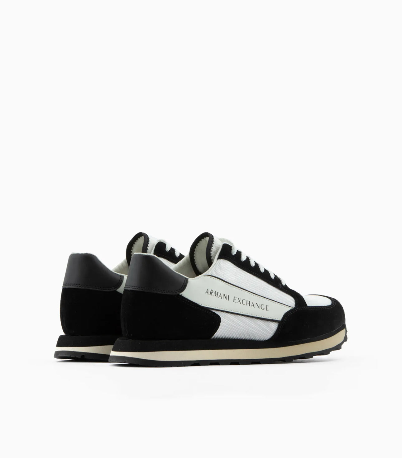 Armani Exchange Men's Logo Lettering Leather Sneakers - Stylish & Comfortable Casual Shoes for Everyday Wear, Work & Travel