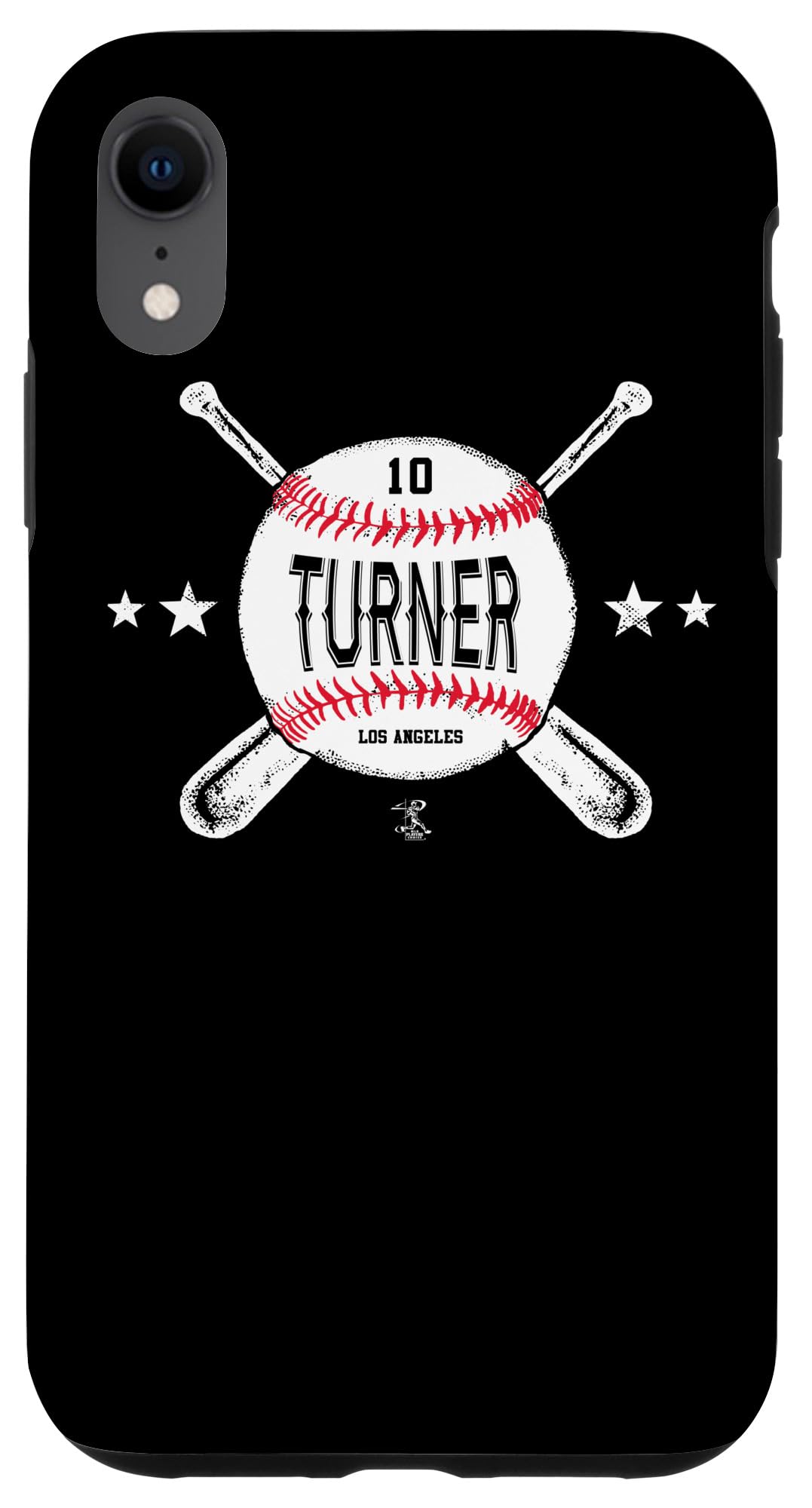 iPhone XR Justin Turner Cross Baseball Gameday Case - Durable Protective Phone Cover for Los Angeles Dodgers Fans | Perfect for Baseball Games, Sports Events & Daily Use